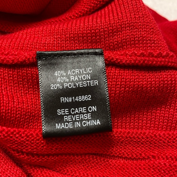 Torrid Red Ribbed Knit Sweater Dress Size 3X - Picture 8 of 8